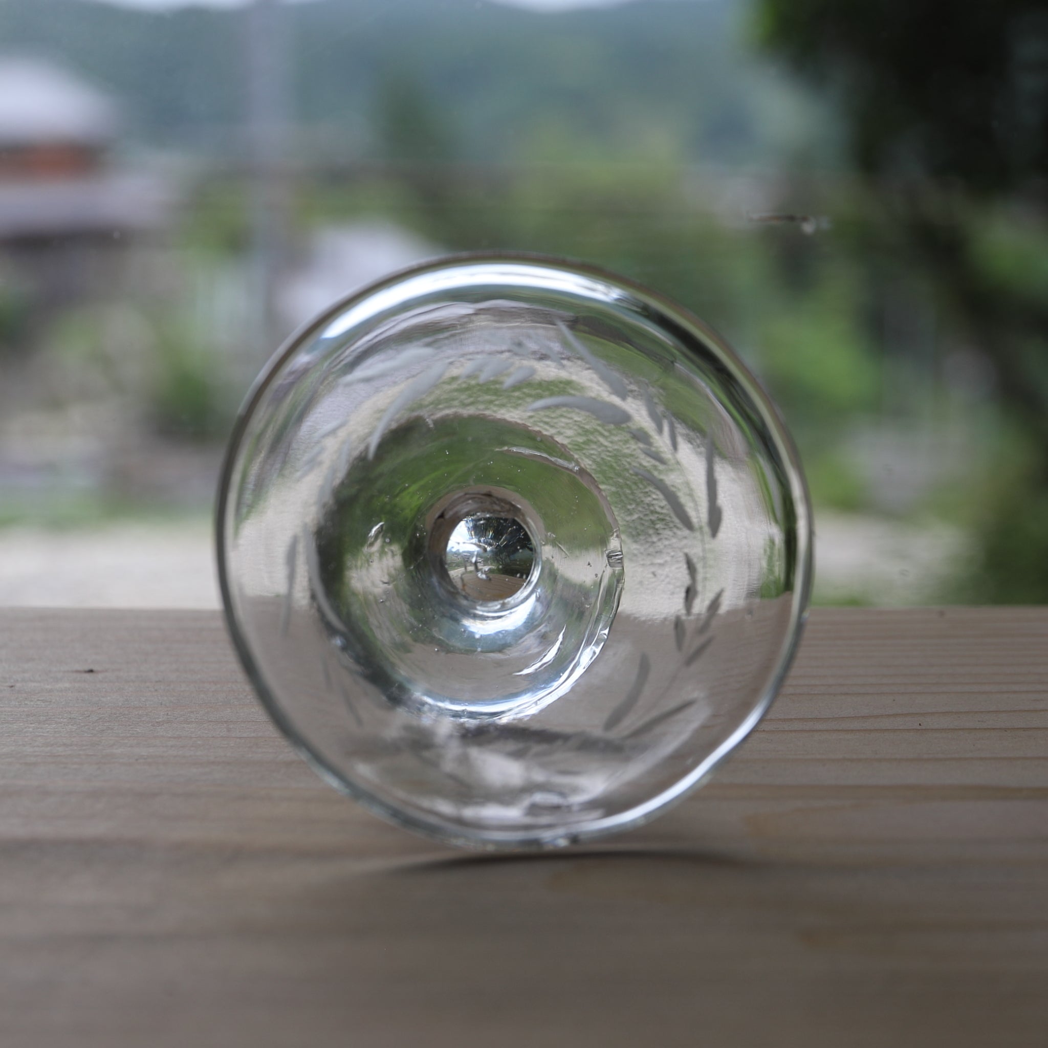 5 antique glass cups, Meiji period/1868-1912CE