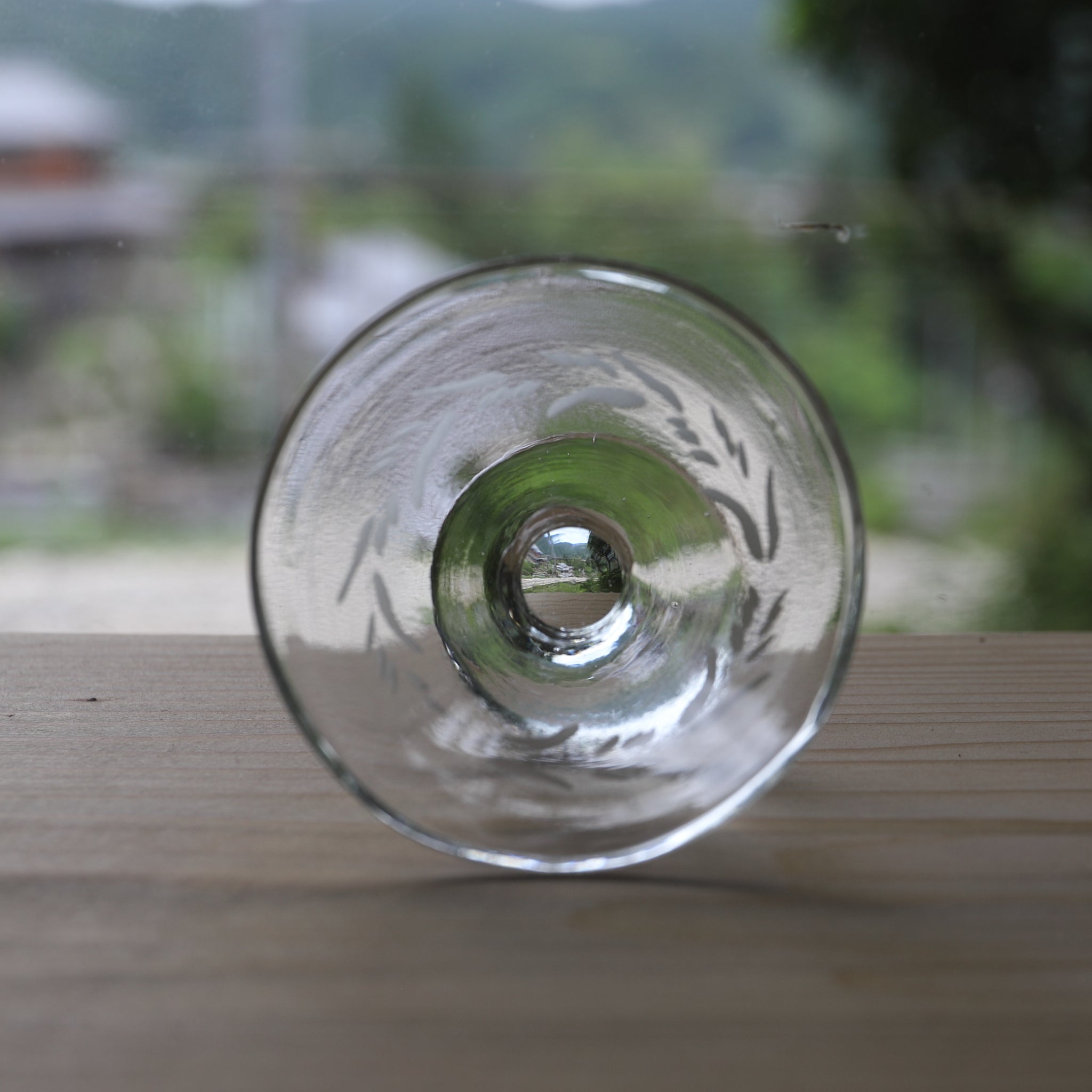 5 antique glass cups, Meiji period/1868-1912CE