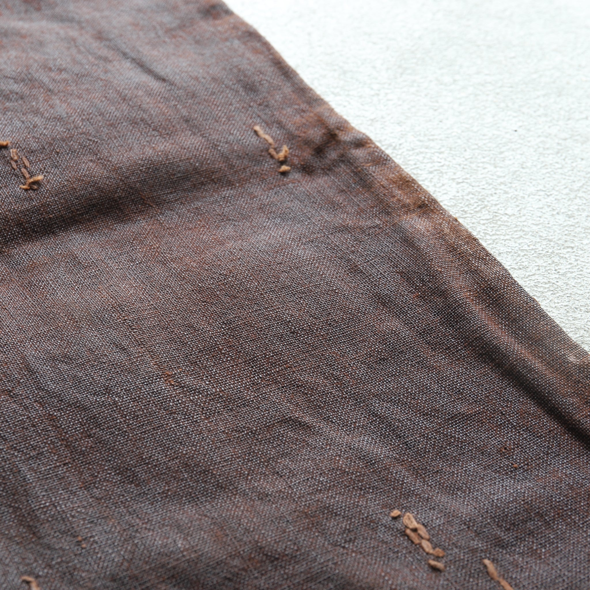 明治 旅の茶ノ布 柿渋染 b3（1868–1912 CE） | 入蘆花（ロカニイル）