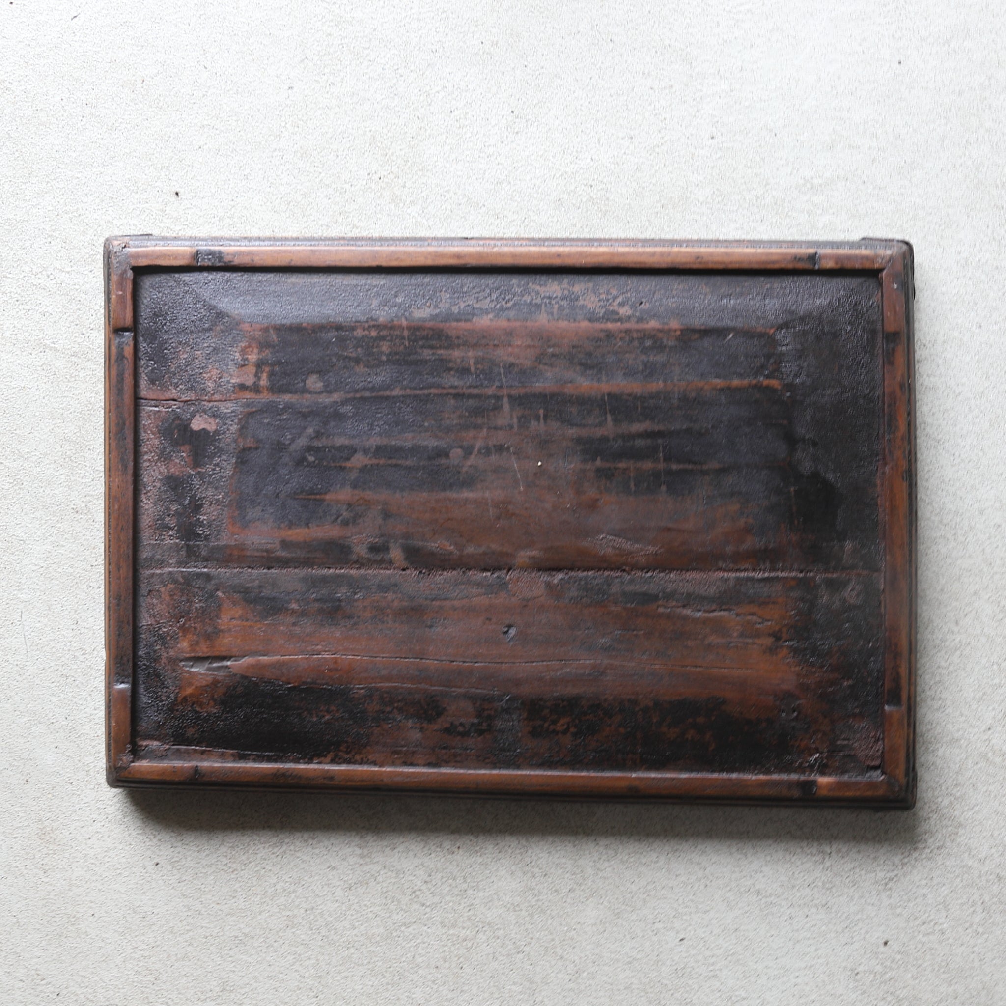 Yi Dynasty solid wood oblong tray 2 Yi Dynasty Joseon Dynasty/1392-1897CE