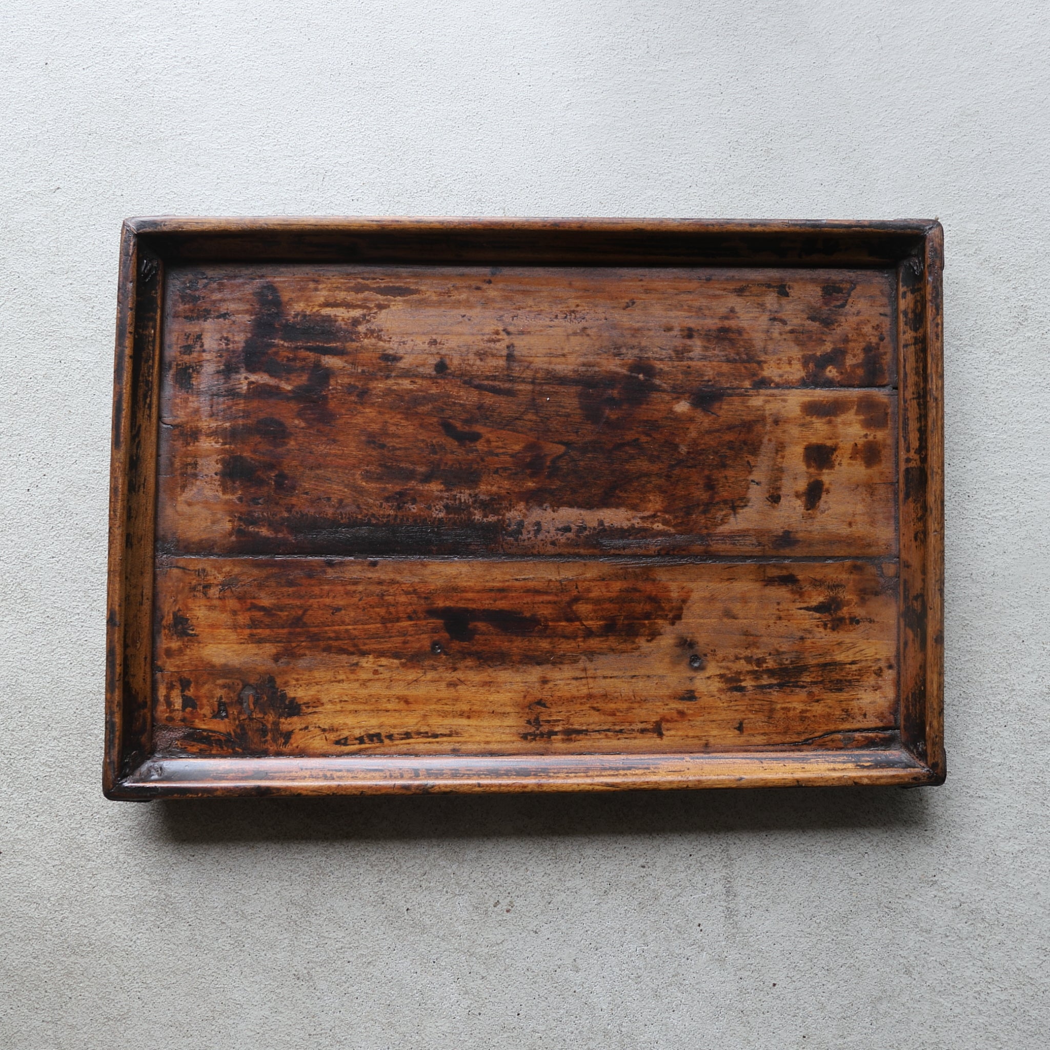 Yi Dynasty solid wood oblong tray 2 Yi Dynasty Joseon Dynasty/1392-1897CE