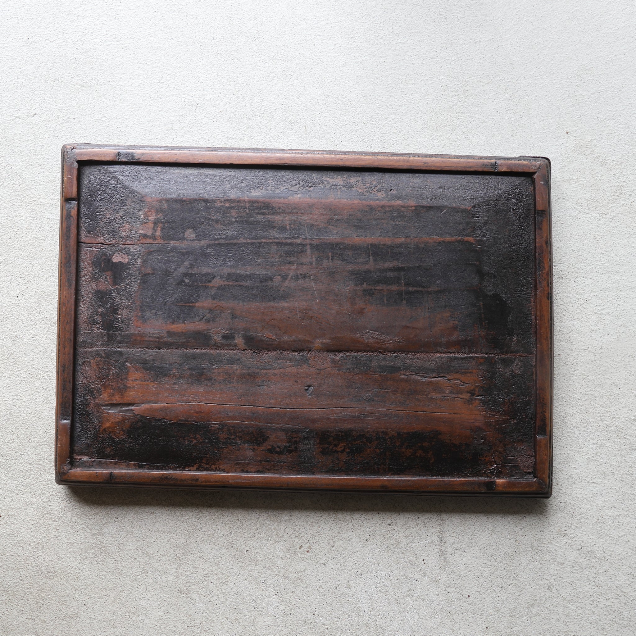 Yi Dynasty solid wood oblong tray 2 Yi Dynasty Joseon Dynasty/1392-1897CE