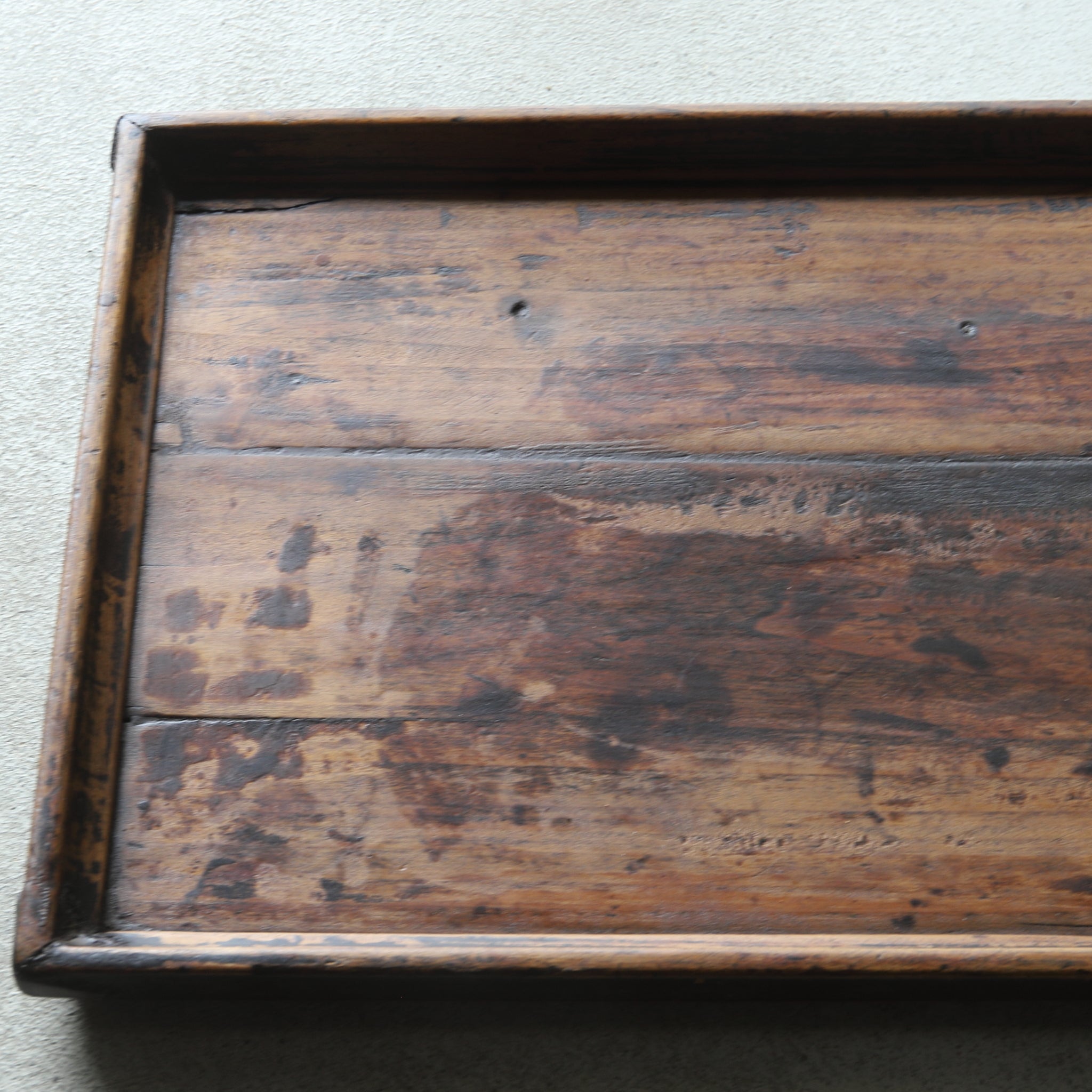 Yi Dynasty solid wood oblong tray 2 Yi Dynasty Joseon Dynasty/1392-1897CE