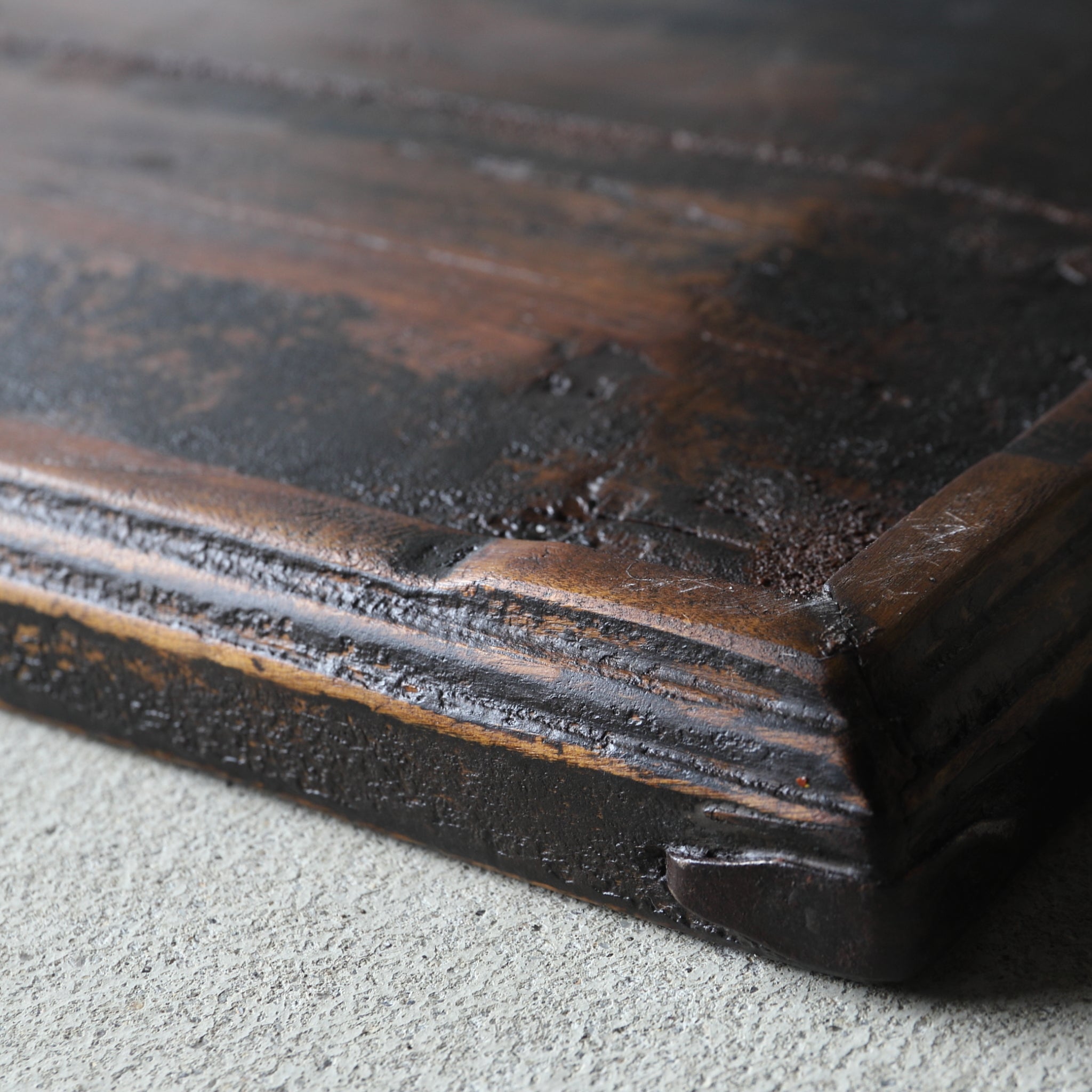 Yi Dynasty solid wood oblong tray 2 Yi Dynasty Joseon Dynasty/1392-1897CE