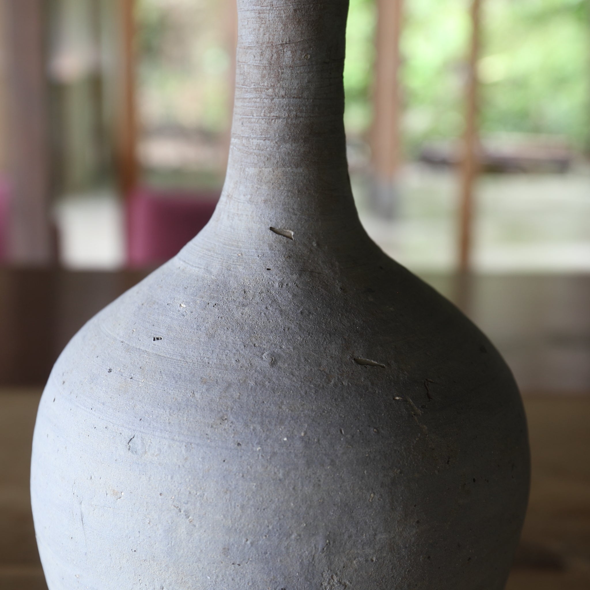 Silla earthenware long-necked jar Silla period/668-900CE