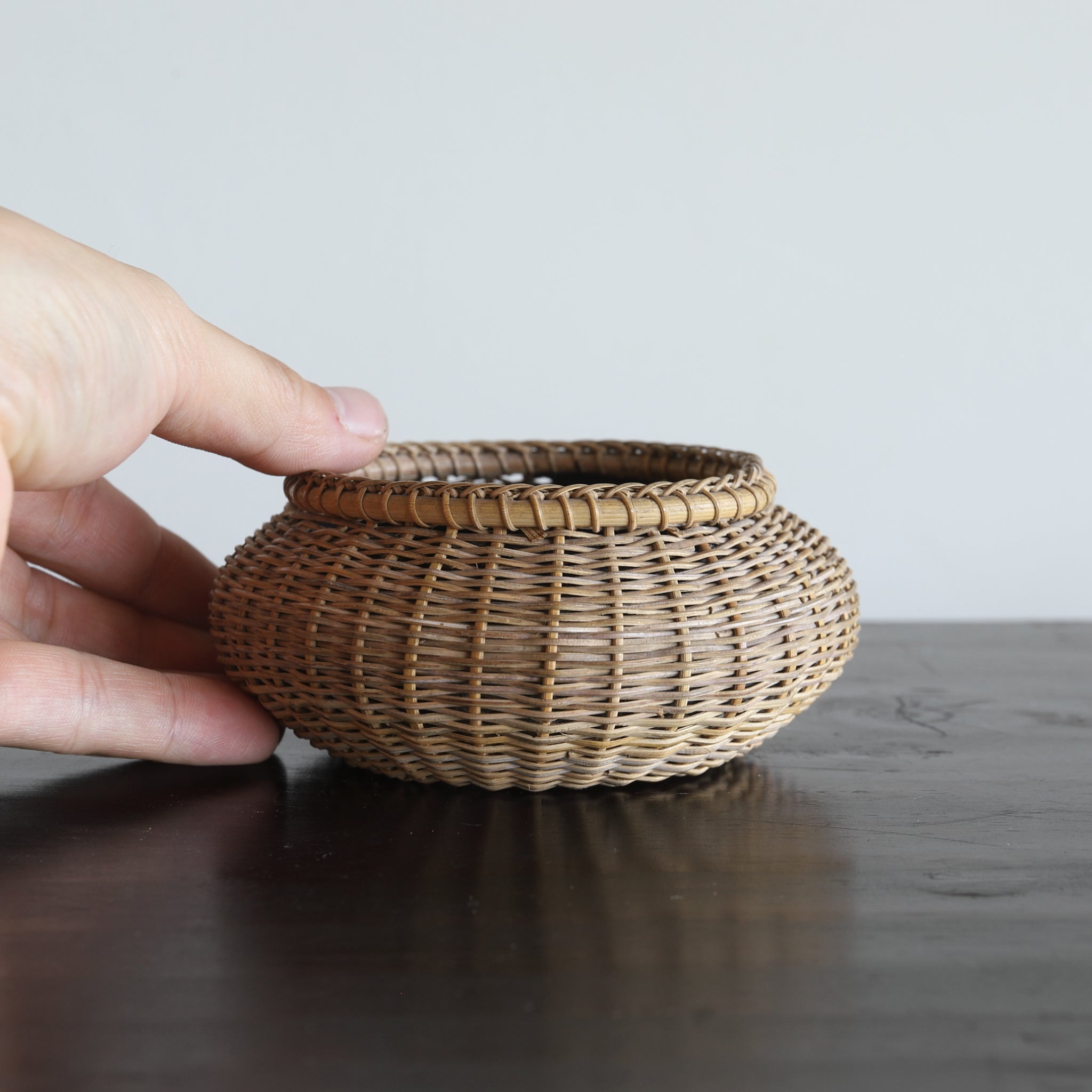 Antique Woven Basket, Lot 1, Taisho Era (1912-1926CE)