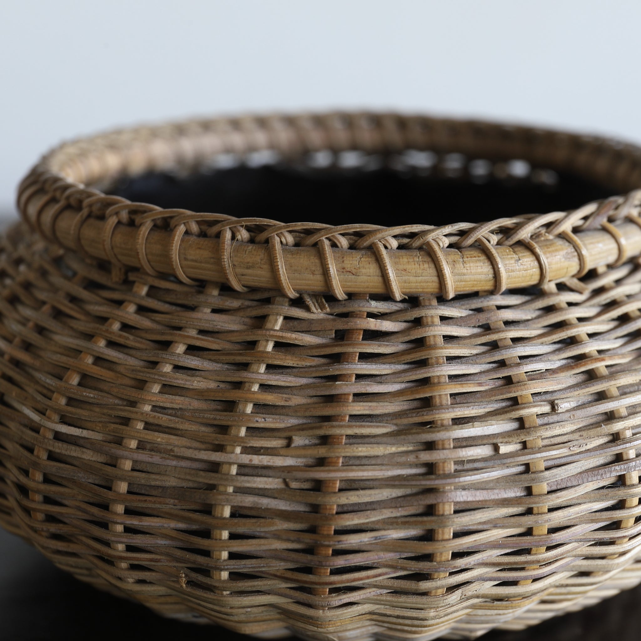 Antique Woven Basket, Lot 1, Taisho Era (1912-1926CE)