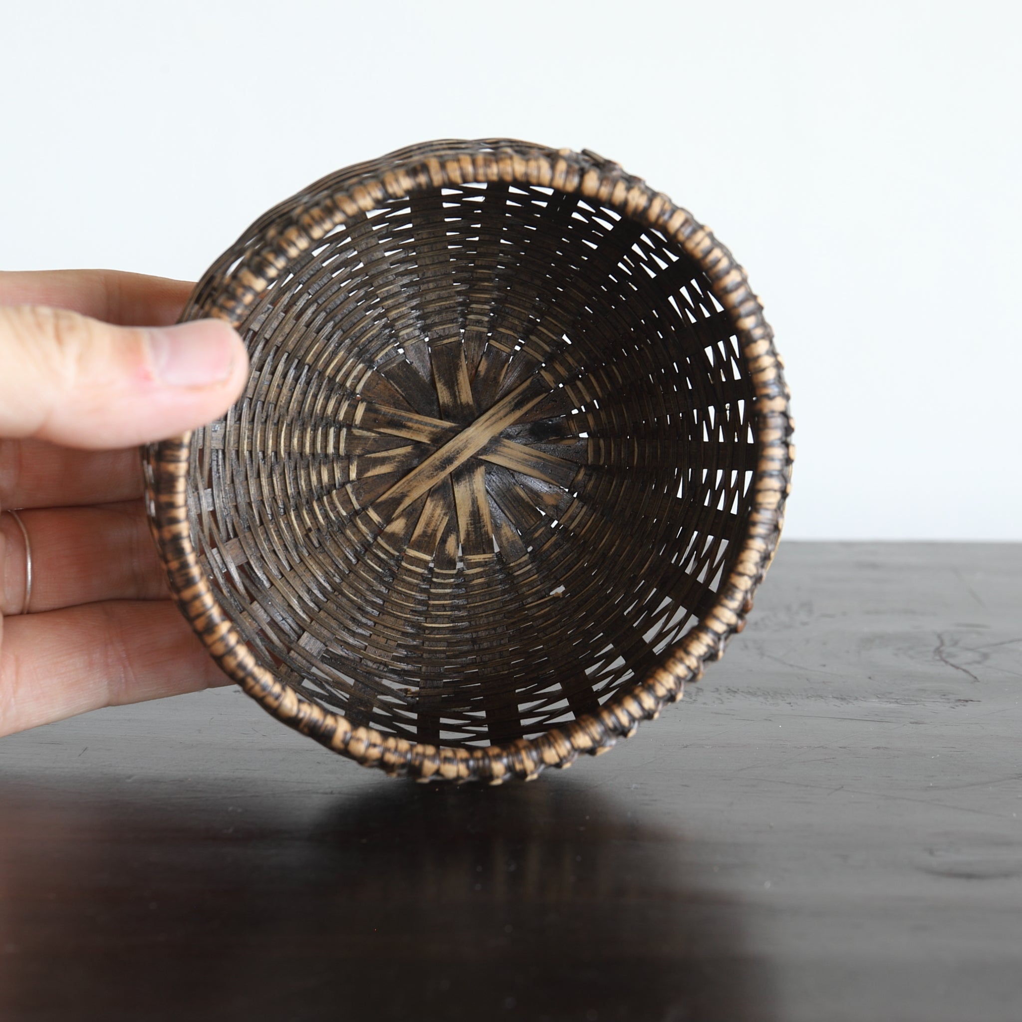 Antique Woven Basket, Lot 2, Taisho Era (1912-1926CE)