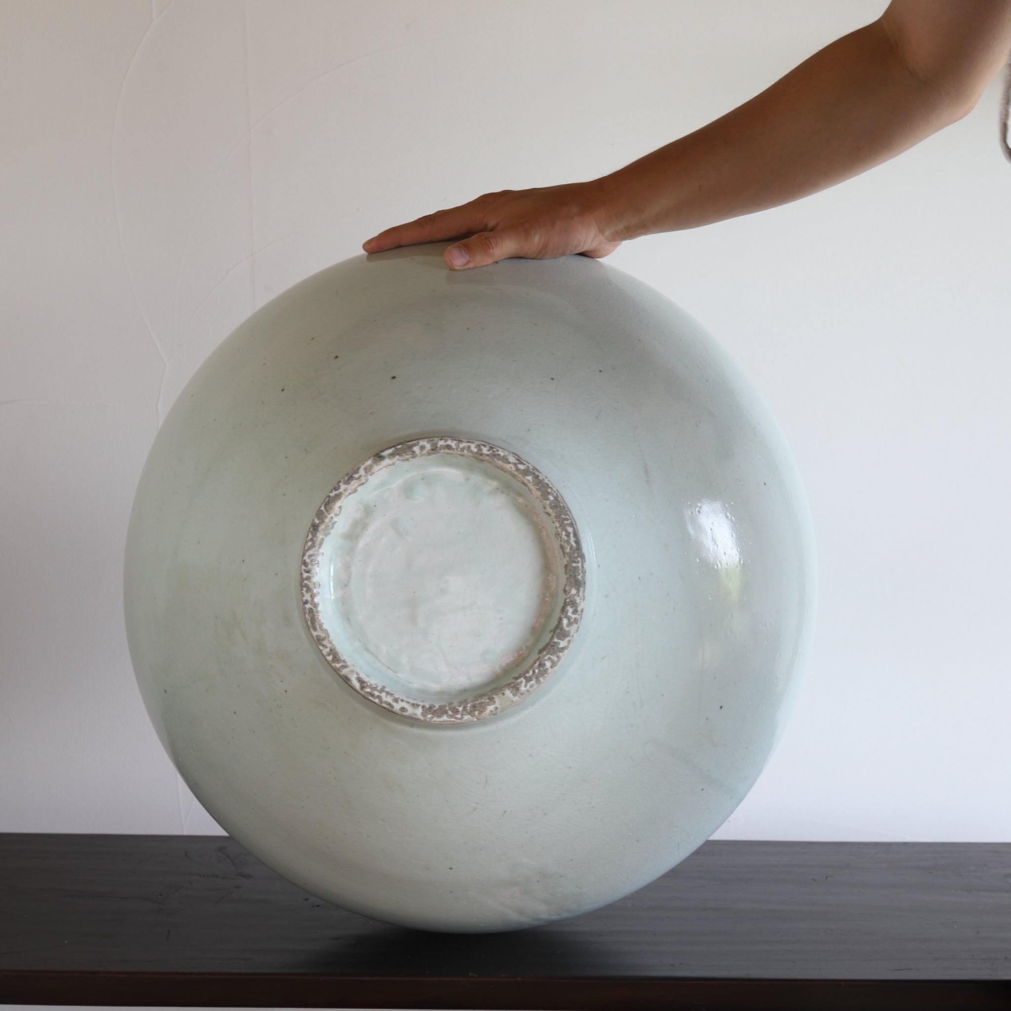 朝鮮美術 陶磁器 | 李朝白磁染付辰砂枝菊文丸壺 | gallery陽々