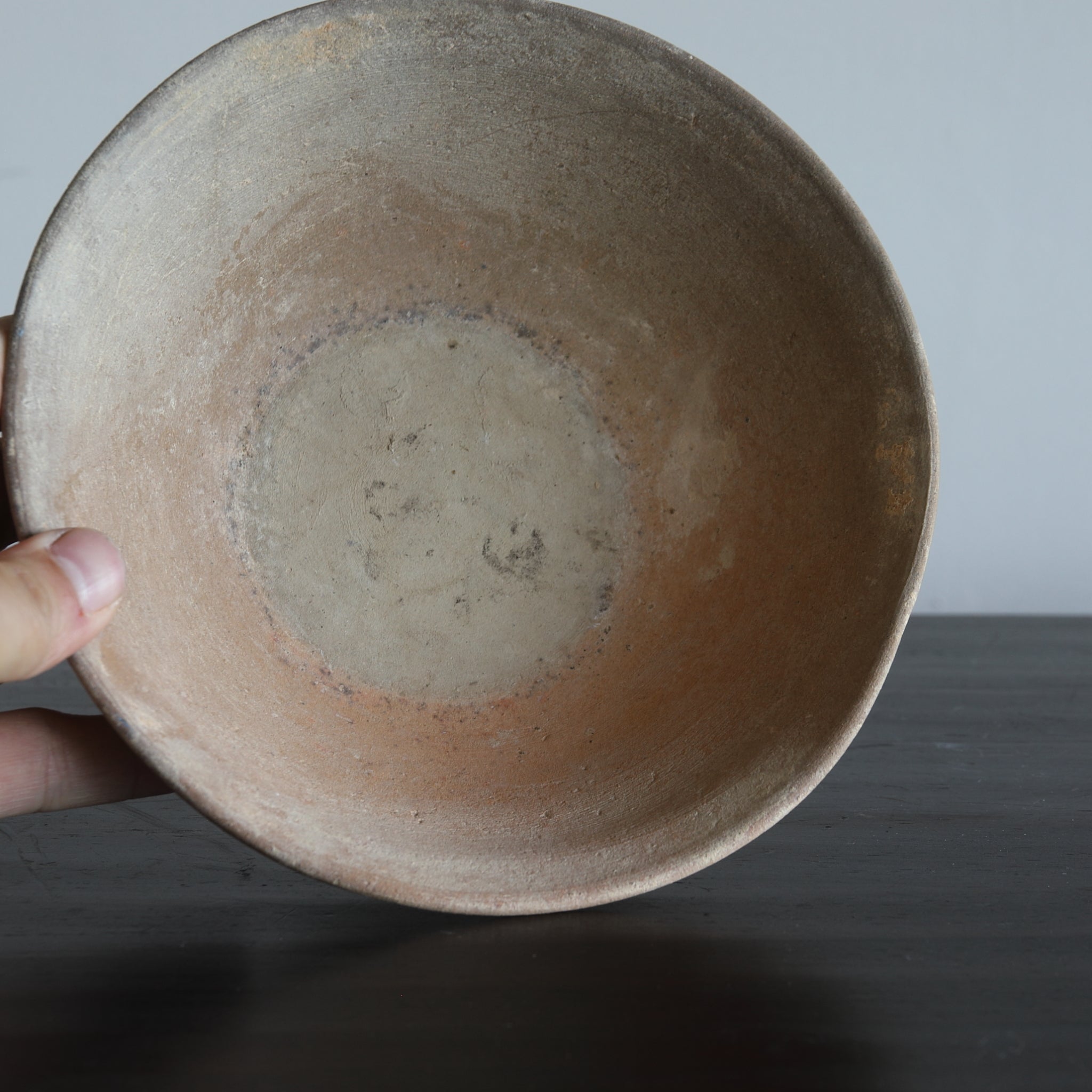 Antique Tokoname Ware Camellia Tea Bowl, Kamakura Period (1185-1333CE)