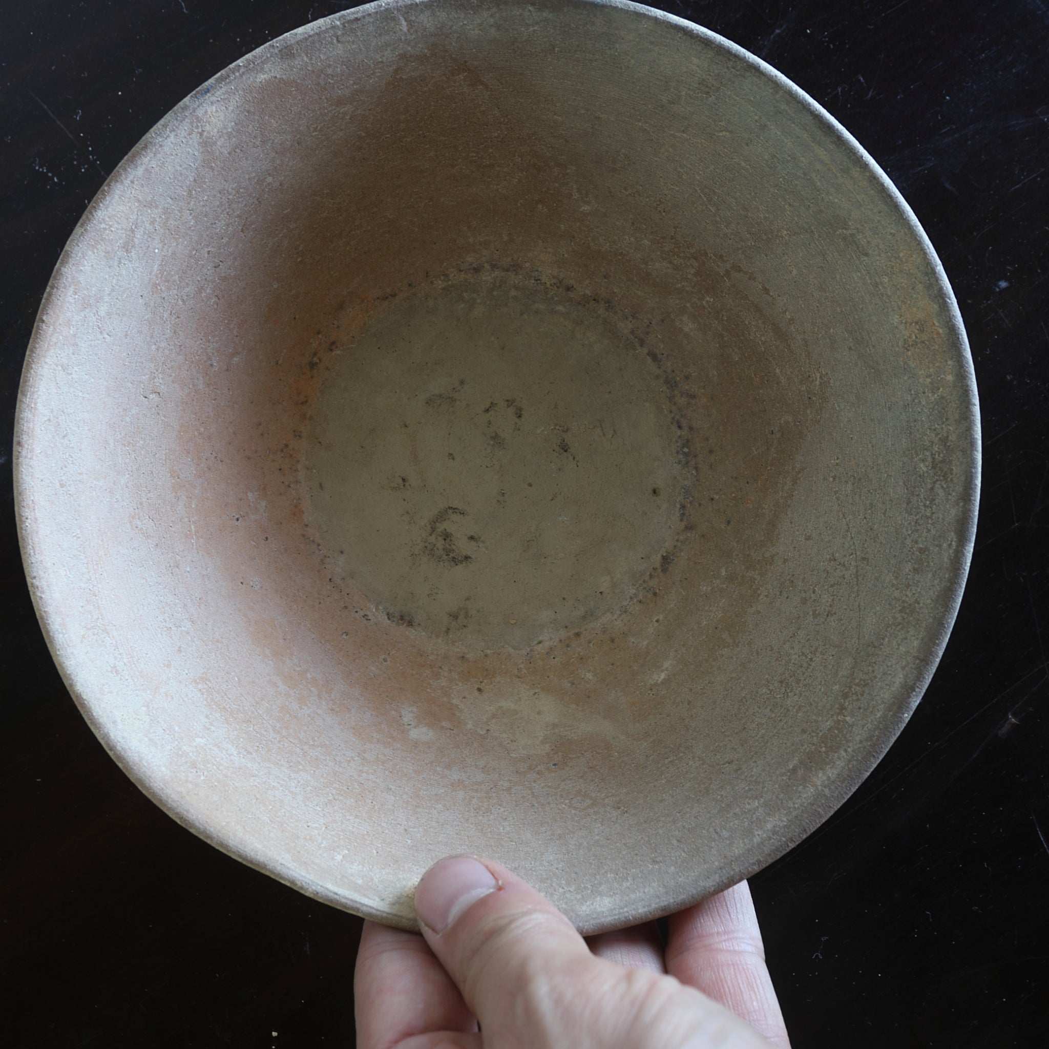 Antique Tokoname Ware Camellia Tea Bowl, Kamakura Period (1185-1333CE)