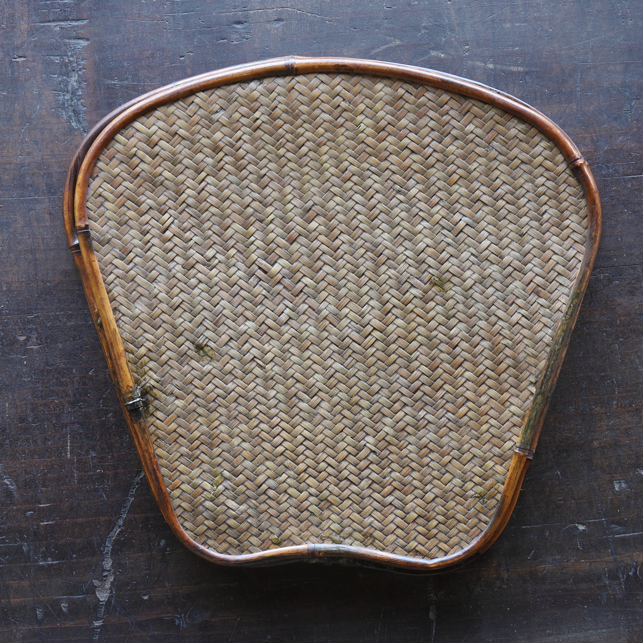 Antique Bamboo Tea Brewing Tray with Wooden Box, Edo Period (1603-1867CE)