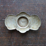 清 古錫花形茶托 在款 清時代/1616-1911CE