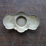 清 古錫花形茶托 在款 清時代/1616-1911CE