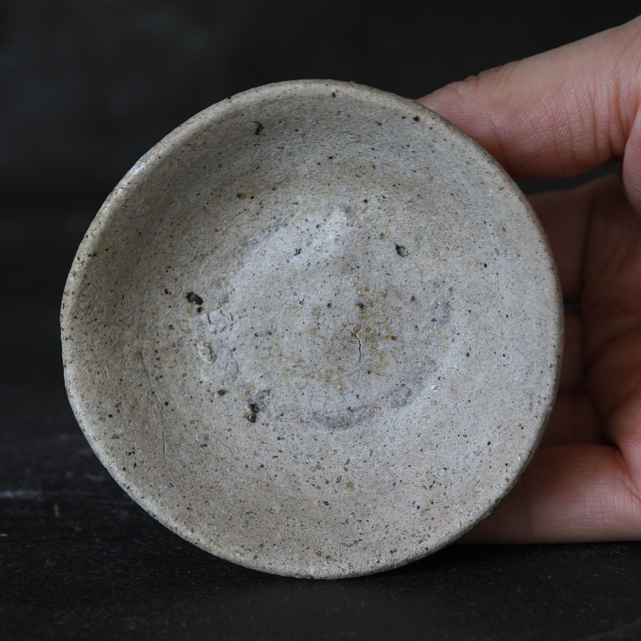 Antique Seto Ware Mountain-shaped Cup, Kamakura Period (1185-1333CE)