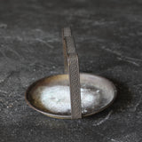 Antique Bronze Handled Tray with Hanging Drain Pan, 19th-20th century