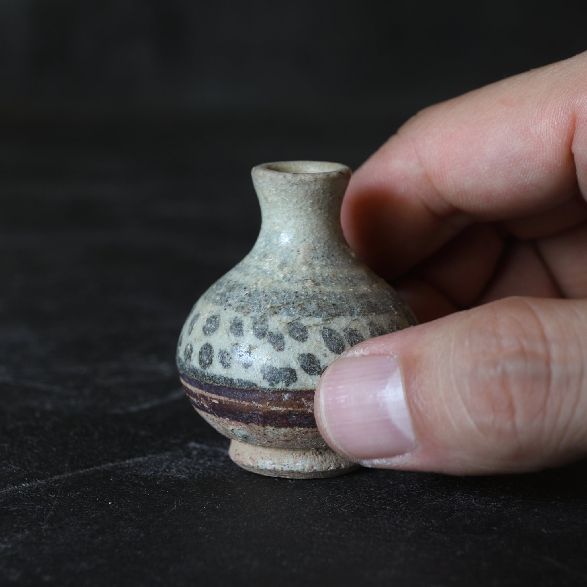 Sung Dynasty Hu Lu Iron-painted Small Pot, 12th-16th century