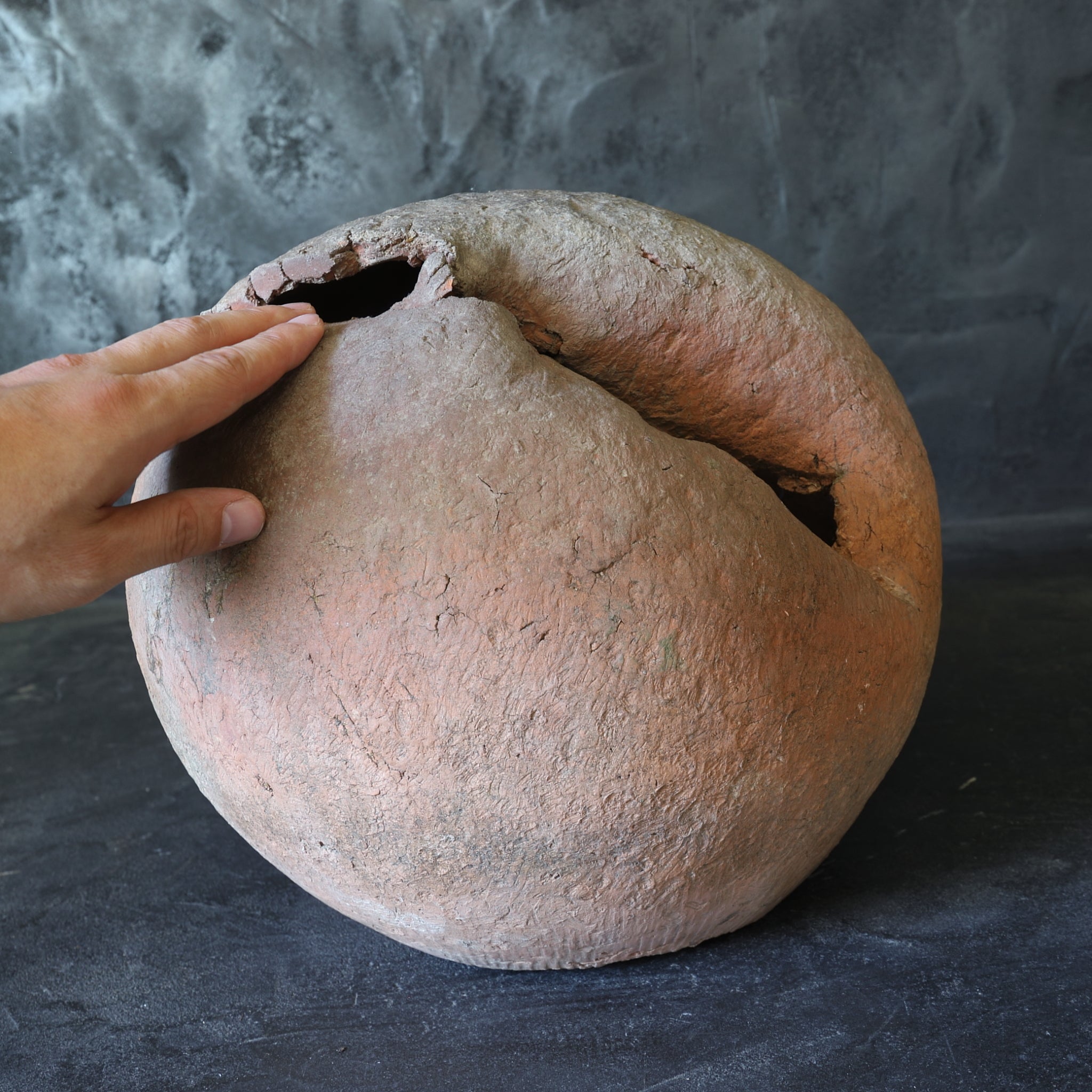 Exploded Pottery Jar, Details Unknown