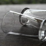18th Century French Antique Glass Liqueur Glasses, Set of 2