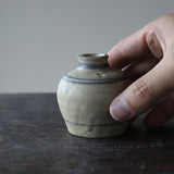 Annankin Sometsuke Shouldered Small Pot, 12th-16th Century