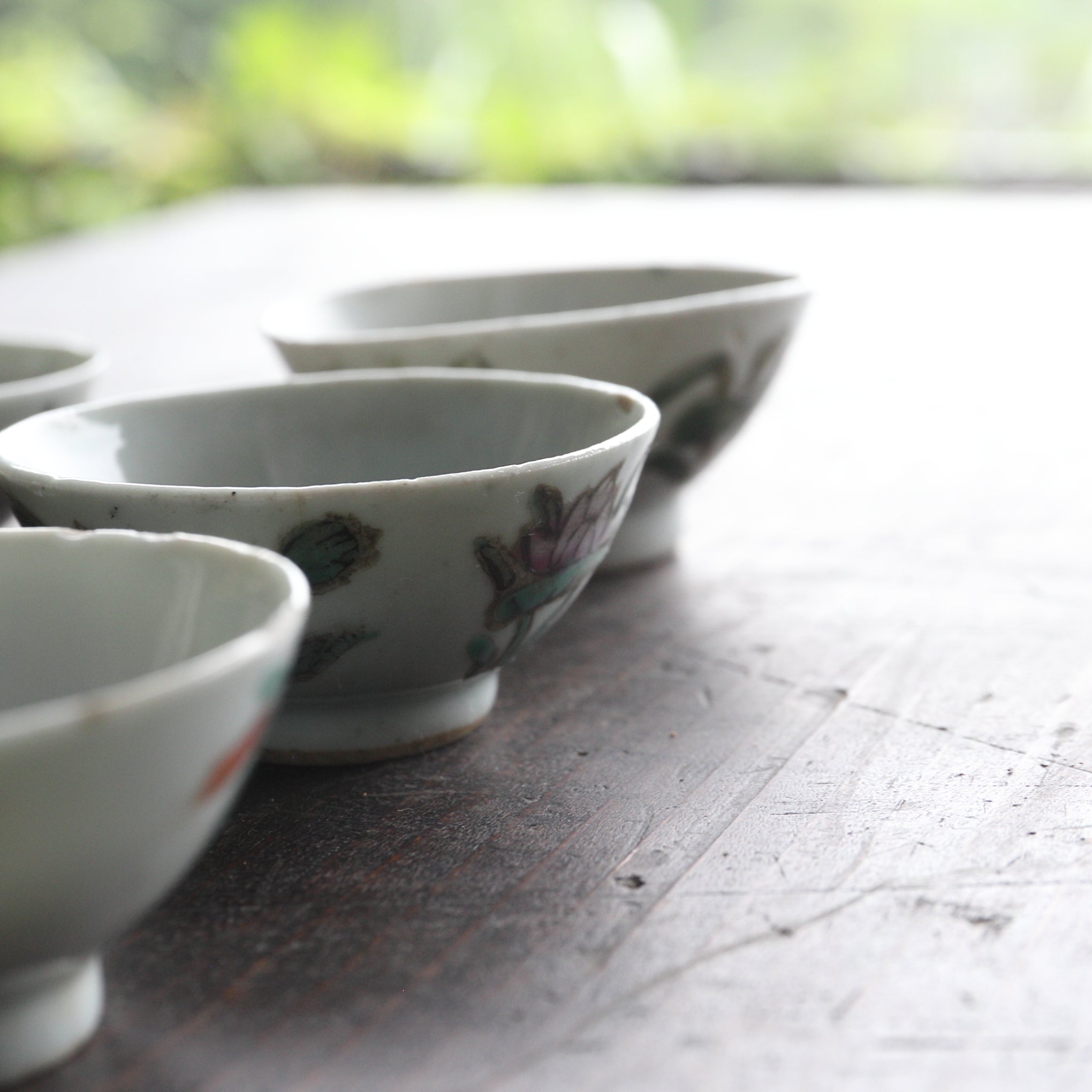 TEETASSE, 5er-set, Qing-Dynastie（1616–1911 n. Chr.）