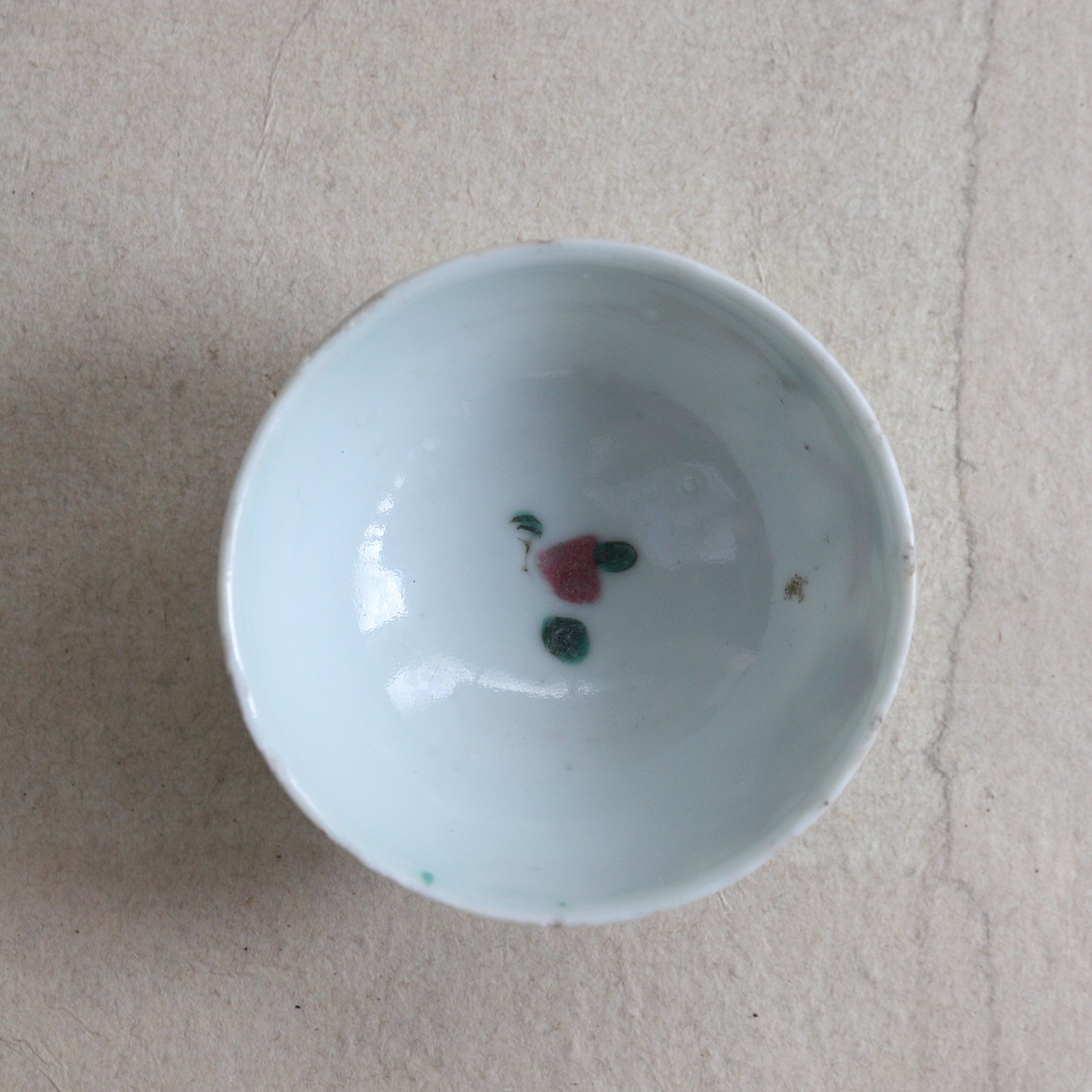 清代 粉彩茶杯 5客組（1616–1911 CE） | 入蘆花（ロカニイル）