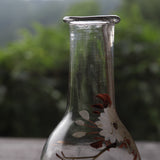 Enamel Painted Antique Glass Decanter, Taisho Period (1912-1926 CE)