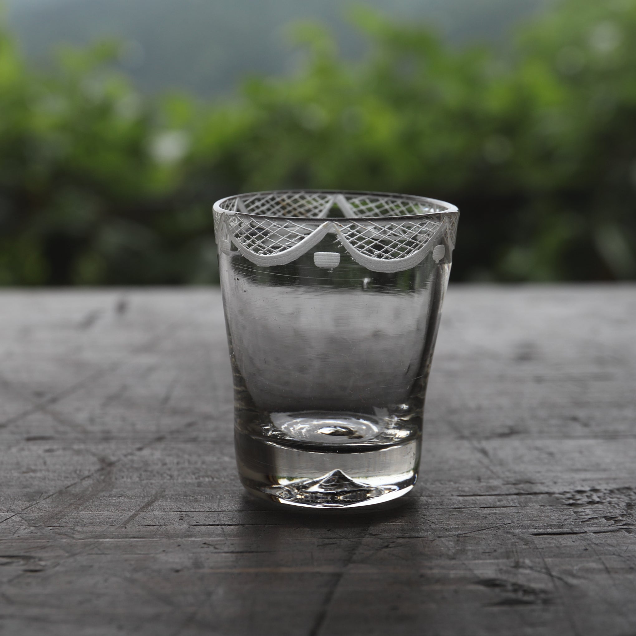 Italian Antique Glass Sake Cup, 16th-19th Century