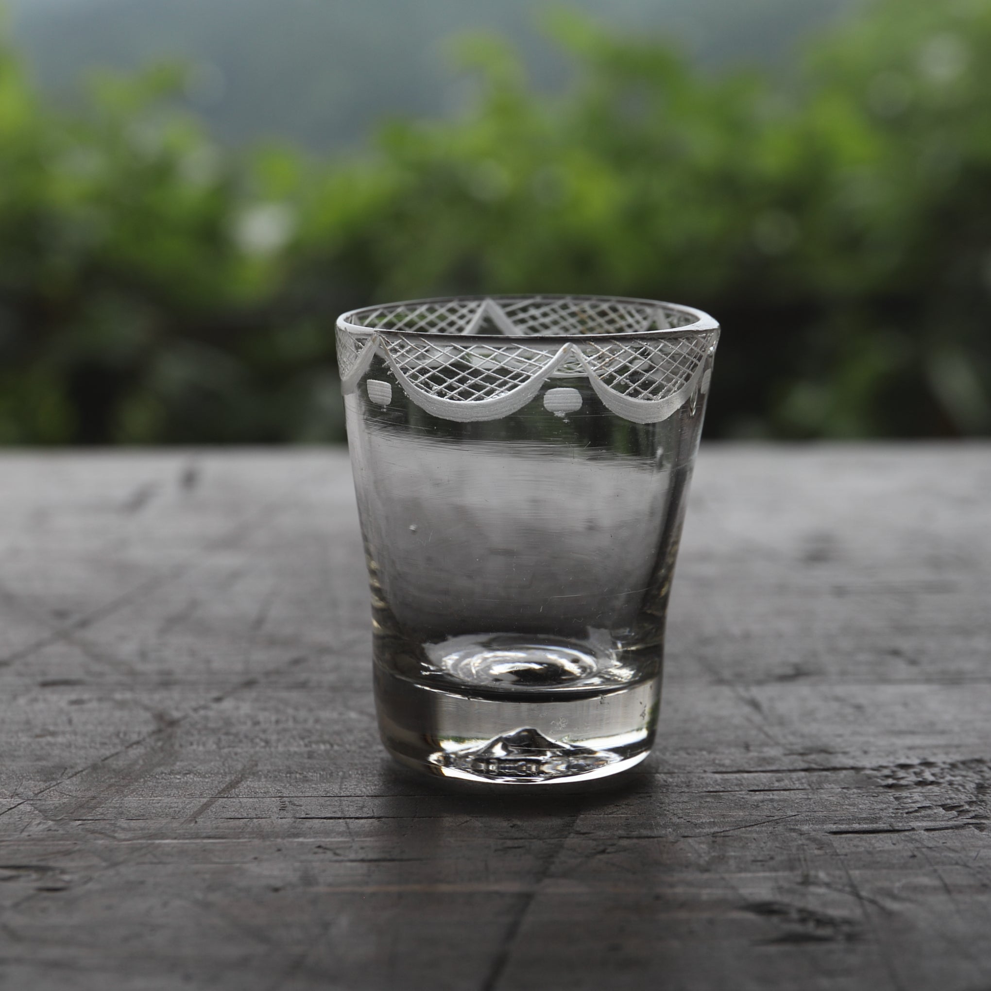 Italian Antique Glass Sake Cup, 16th-19th Century