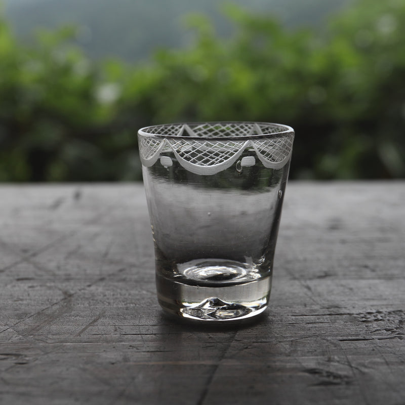 Italian Antique Glass Sake Cup, 16th-19th Century