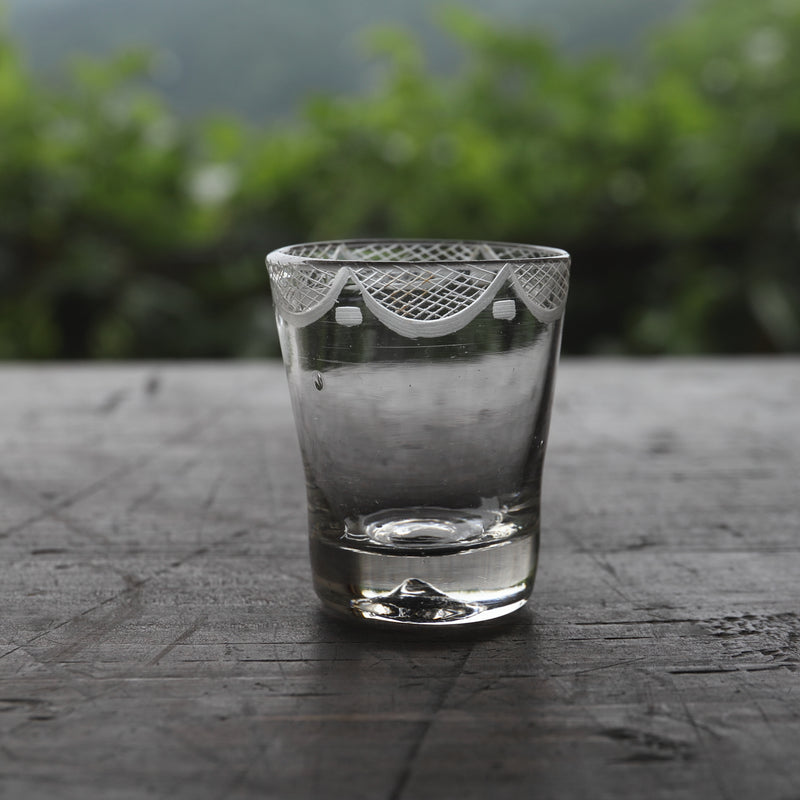 Italian Antique Glass Sake Cup, 16th-19th Century