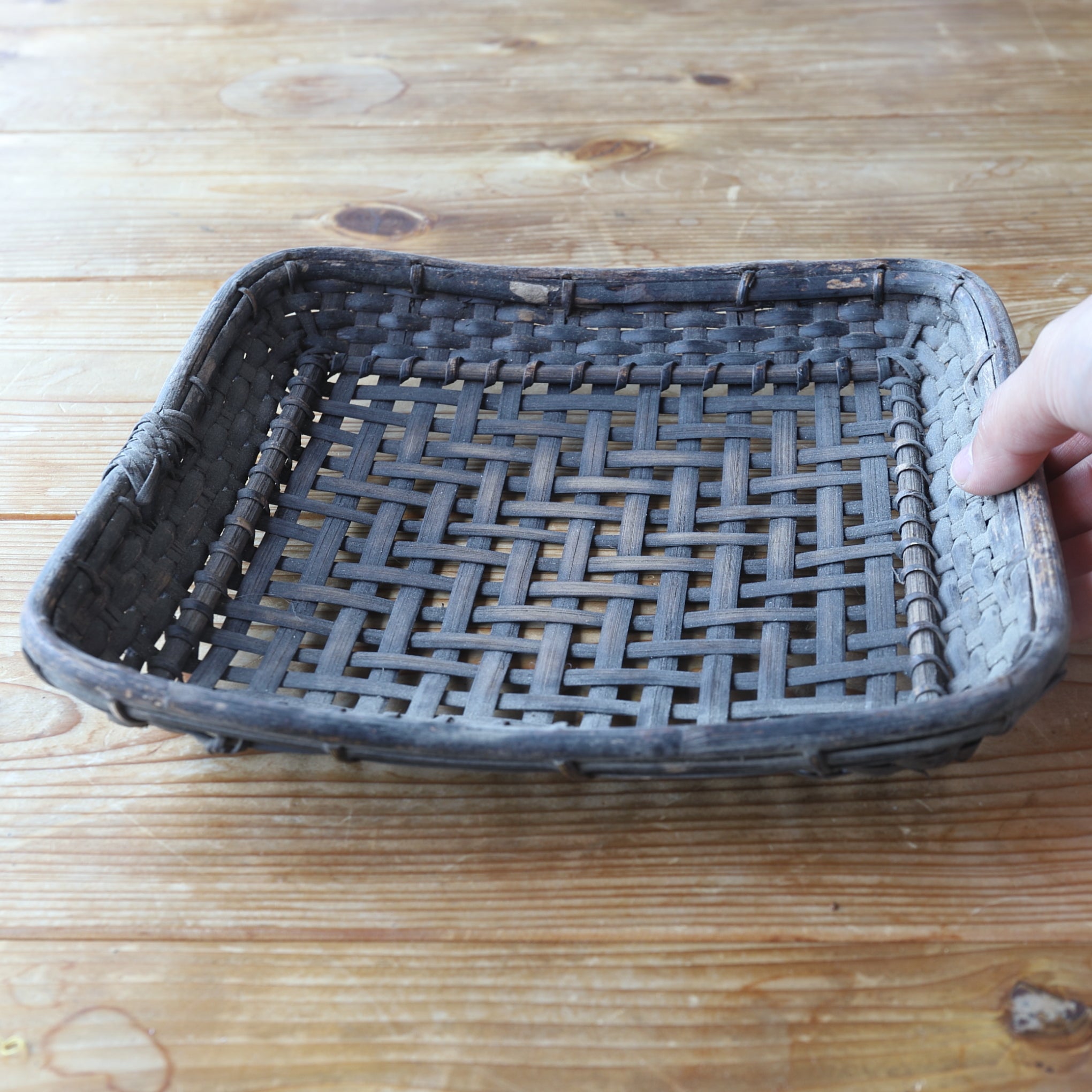 Antique Bamboo Basket, Lot 1, Taisho Era (1912-1926CE)