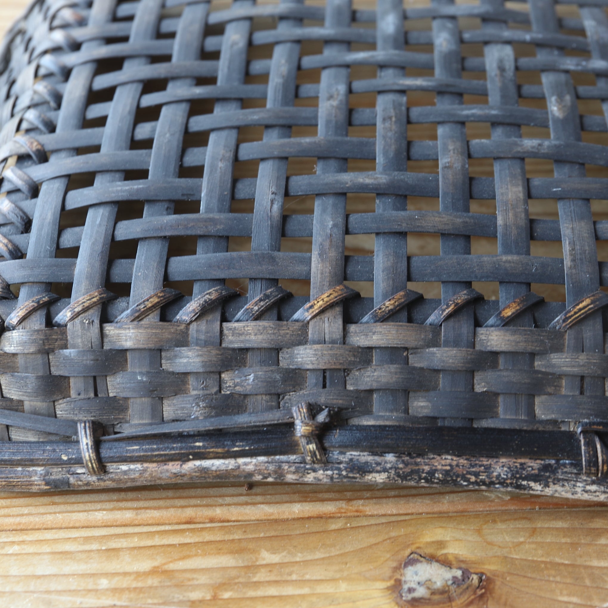 Antique Bamboo Basket, Lot 1, Taisho Era (1912-1926CE)