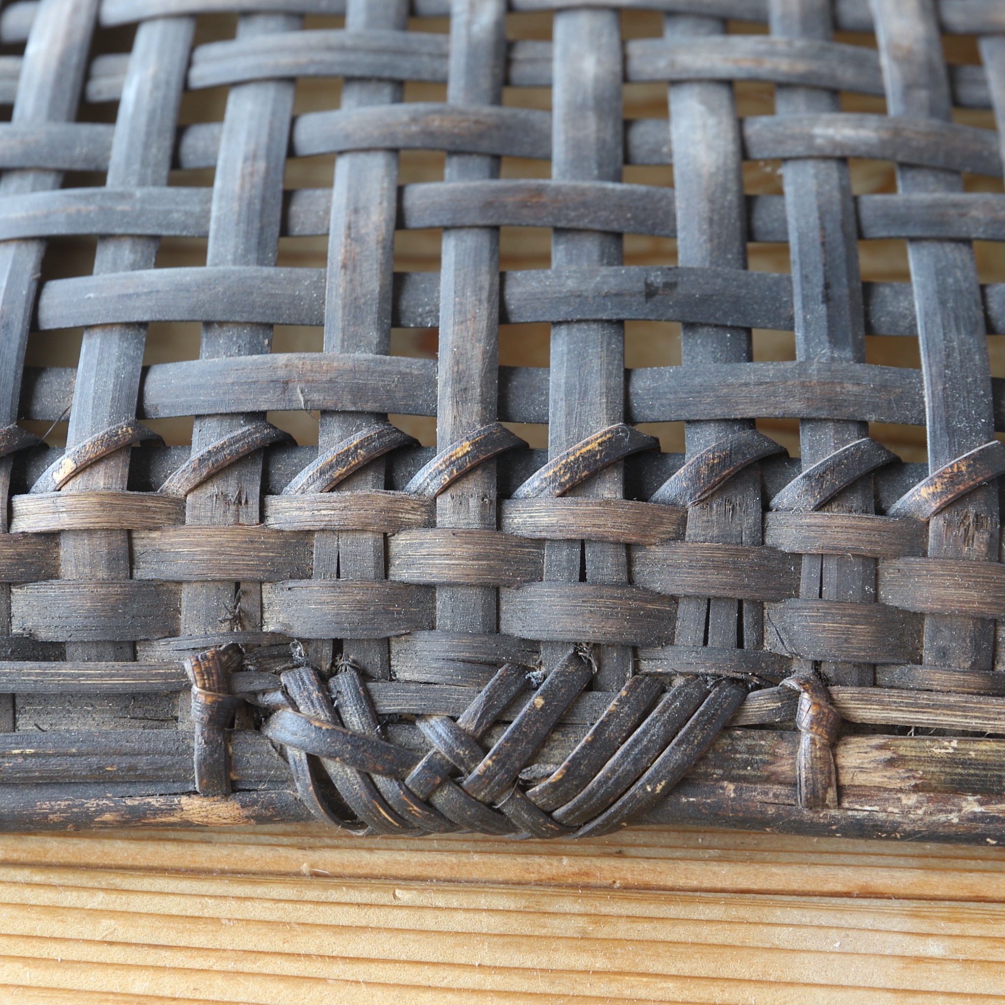 Antique Bamboo Basket, Lot 2, Taisho Era (1912-1926CE)