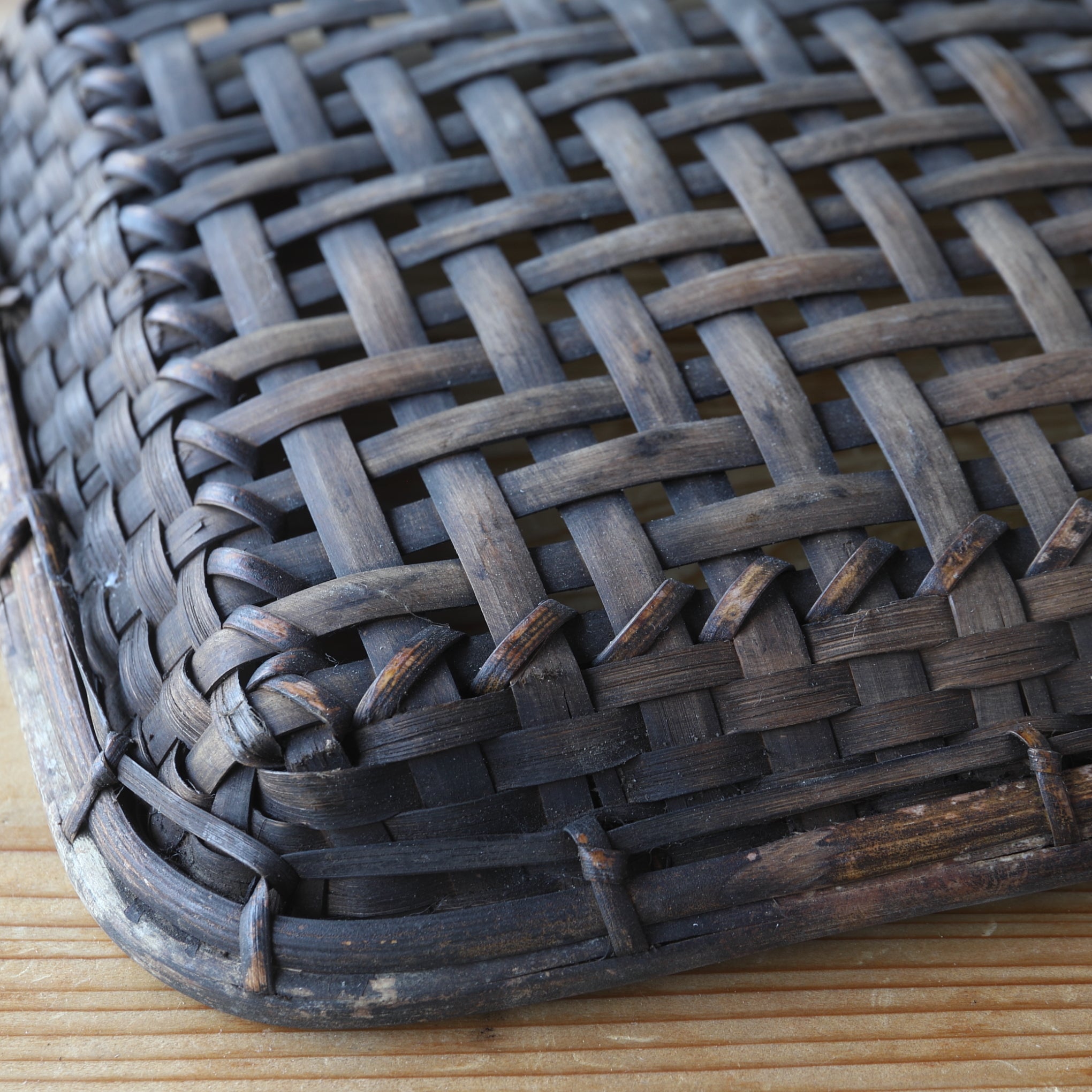 Antique Bamboo Basket, Lot 2, Taisho Era (1912-1926CE)