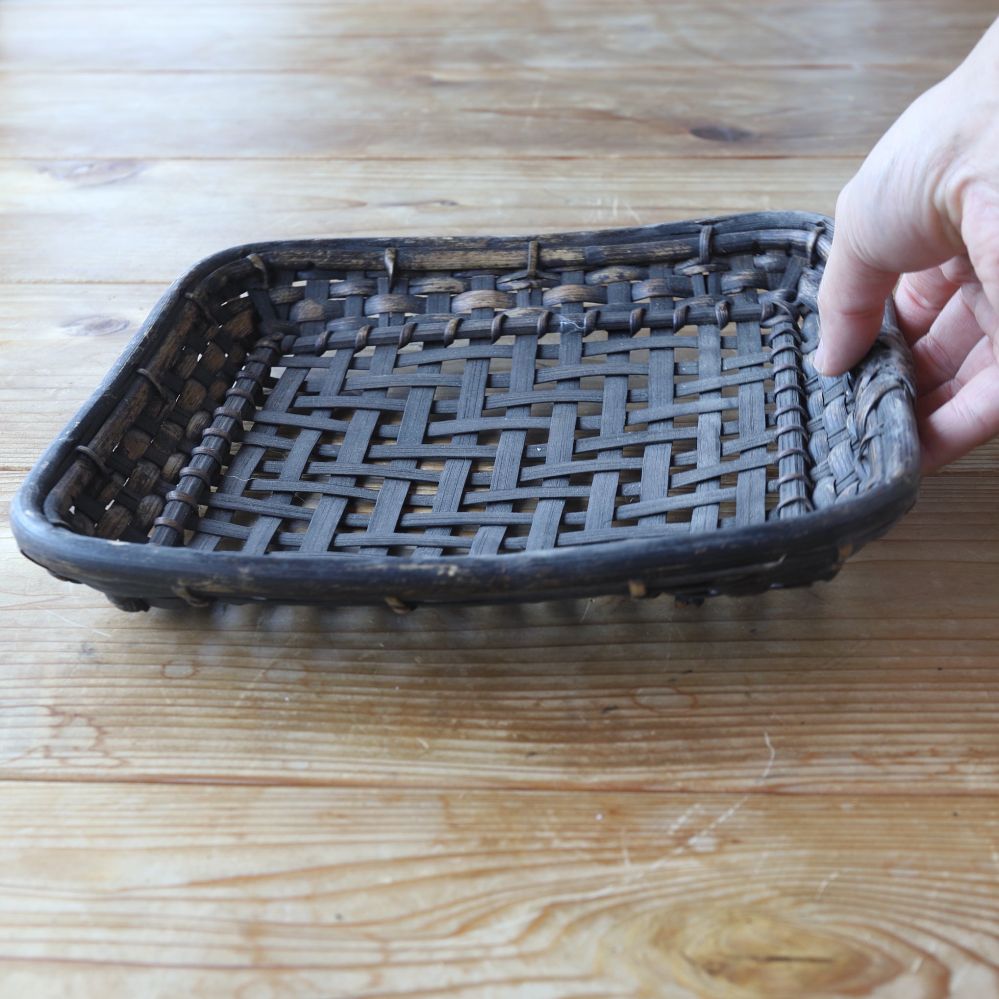 Antique Bamboo Basket, Lot 3, Taisho Era (1912-1926CE)