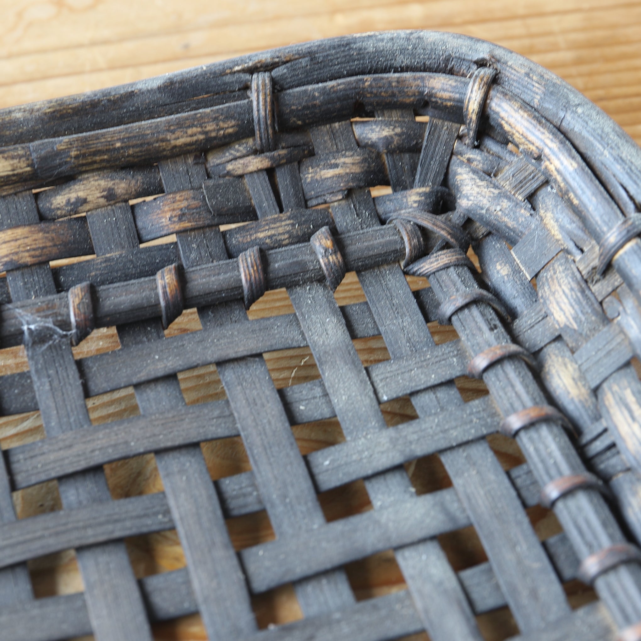 Antique Bamboo Basket, Lot 3, Taisho Era (1912-1926CE)