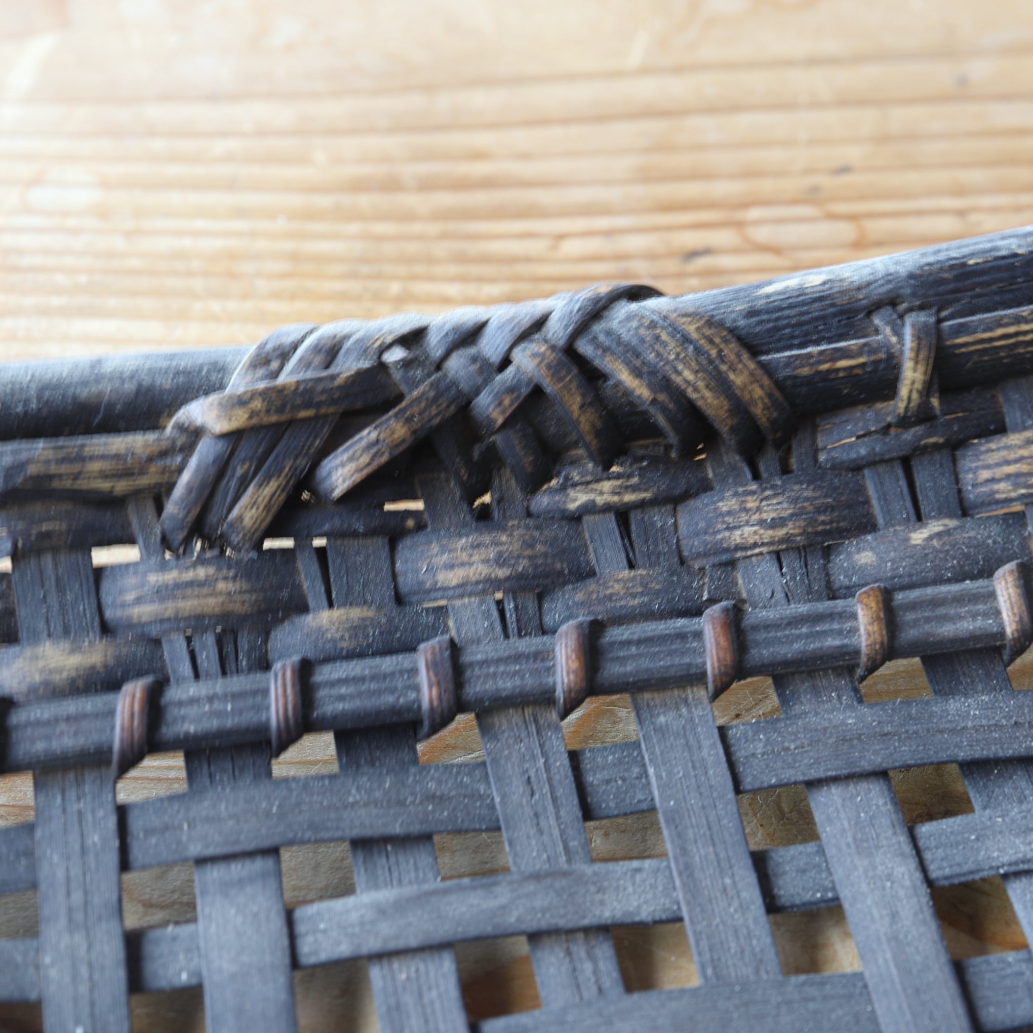 Antique Bamboo Basket, Lot 3, Taisho Era (1912-1926CE)