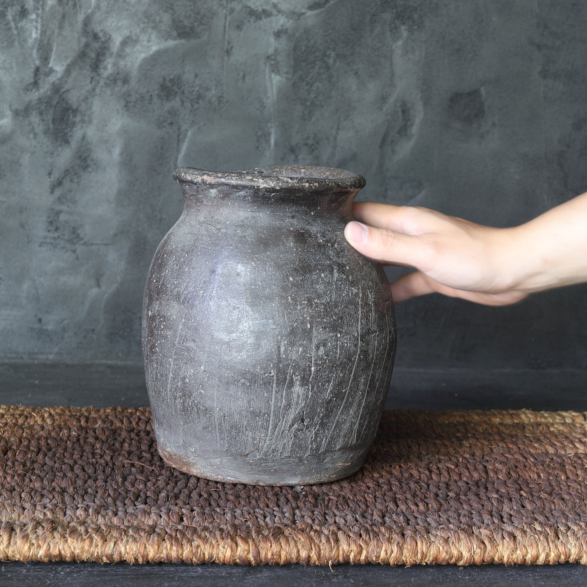 Antique Tokoname "Nekozuri" Jar, Muromachi Period (1336-1573CE)