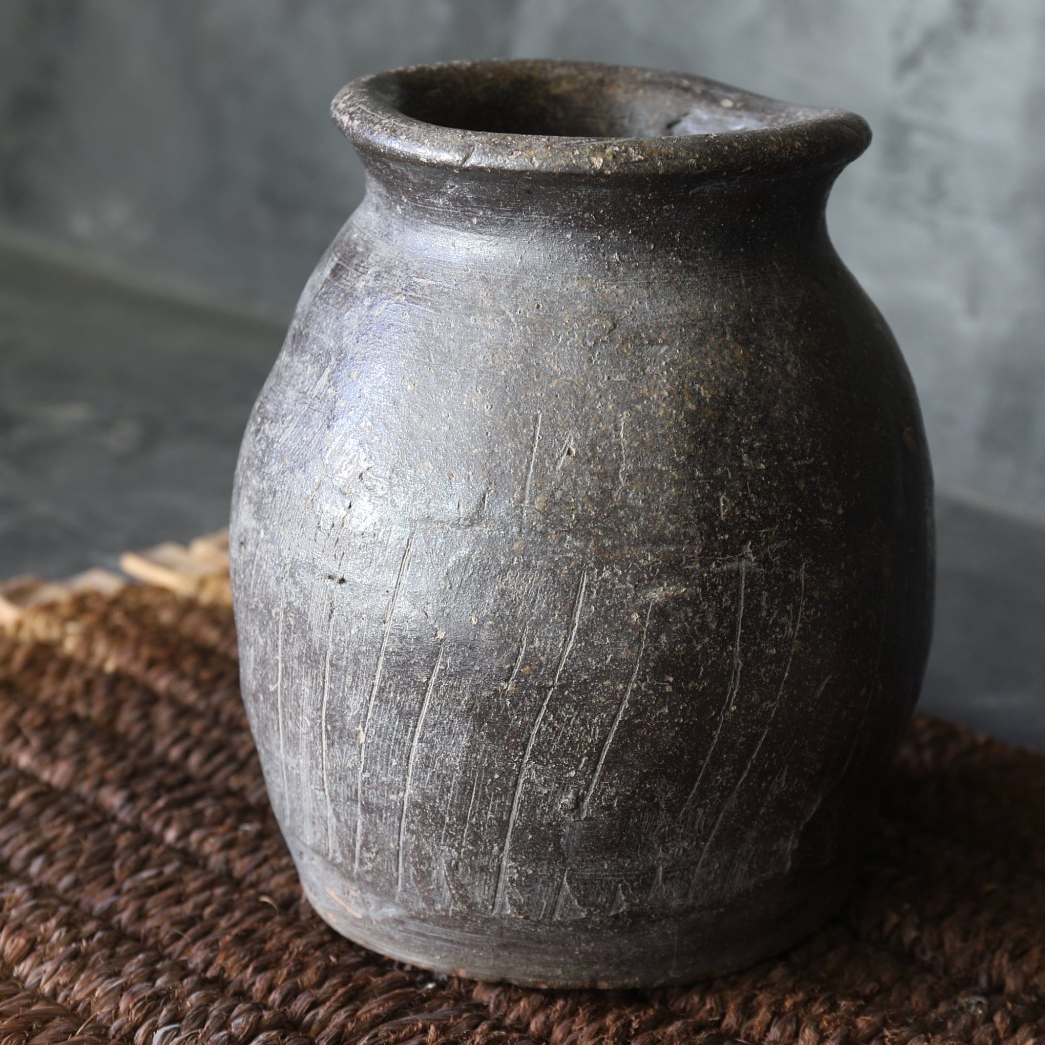 Antique Tokoname "Nekozuri" Jar, Muromachi Period (1336-1573CE)