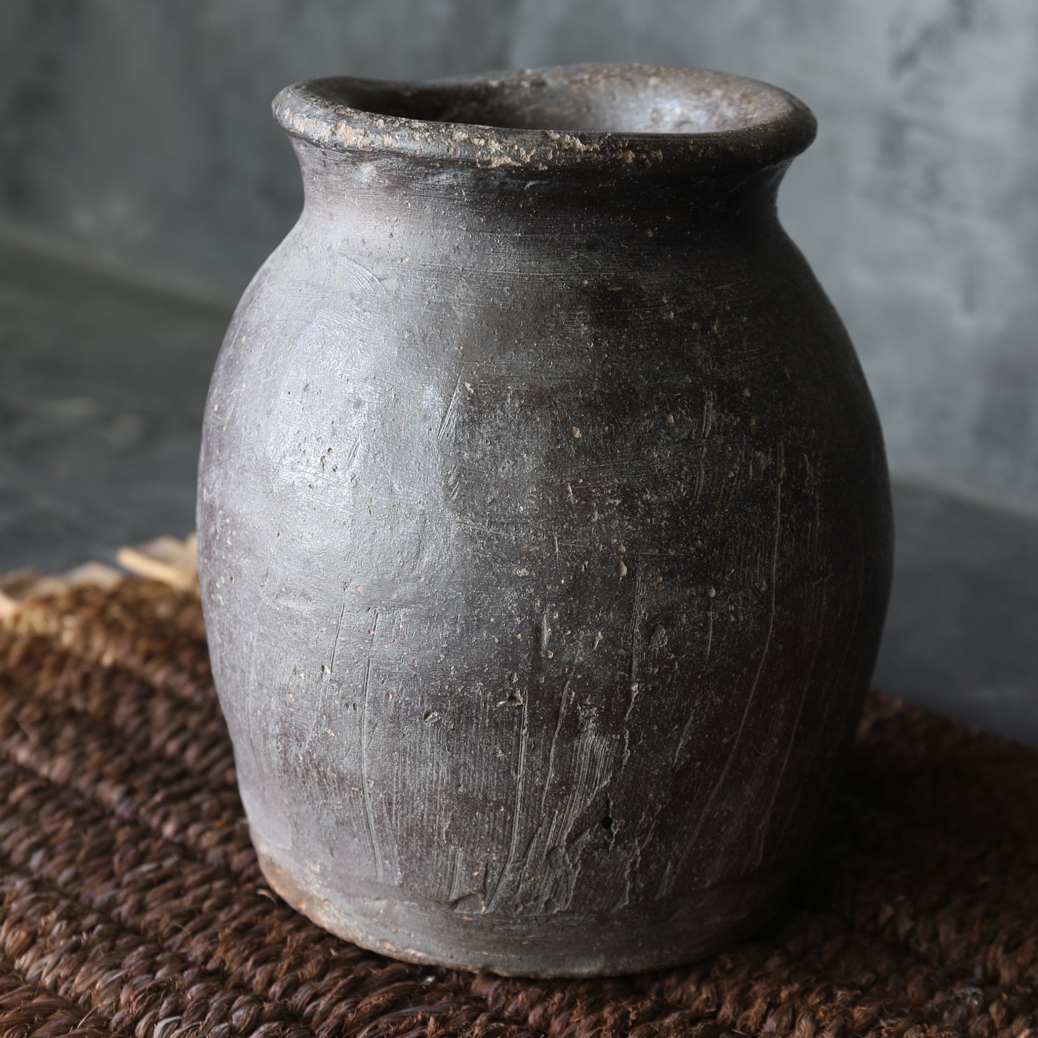 Antique Tokoname "Nekozuri" Jar, Muromachi Period (1336-1573CE)