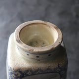 Antique Imari Ware Vase with Tin Rim, with Wooden Box, Edo Period (1603-1867CE)