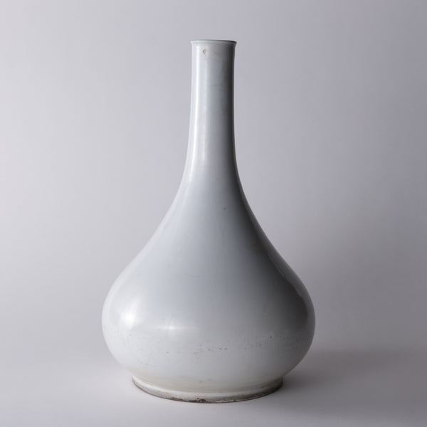 韩国古董白瓷花瓶 朝鲜王朝/1392-1897CE