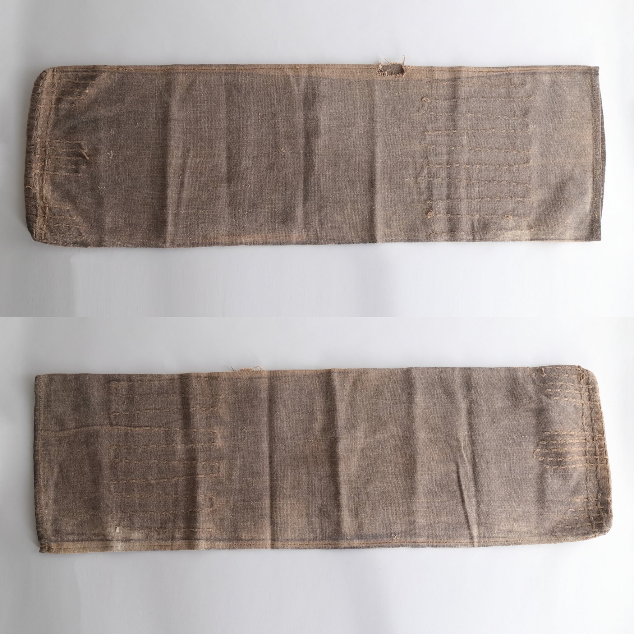 Japanese Antique Kakishibu Tea Cloth BORO 16th-19th century