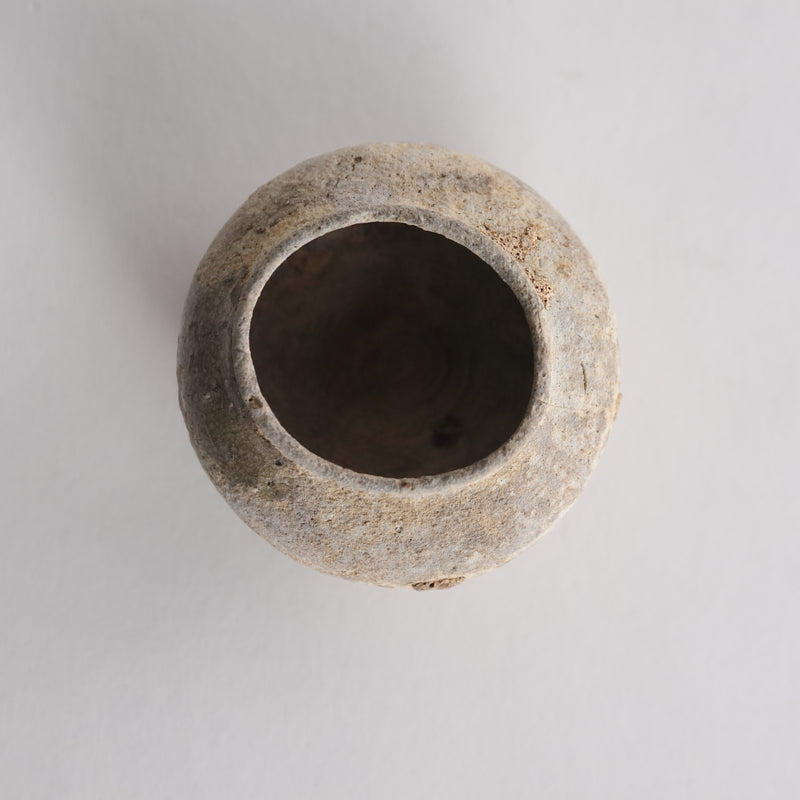 Ko-Seto Ash Glaze Small Pot Kamakura/1185-1333CE