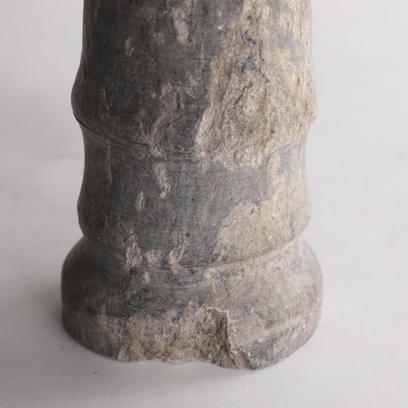Antique stone carving Bamboo-shaped