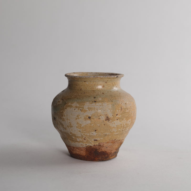 Ko-Seto Ash Glaze Small Pot Muromachi/1336-1573CE