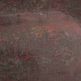 中国アンティーク 漆塗絵台付隅切煎茶盆 16-19世紀