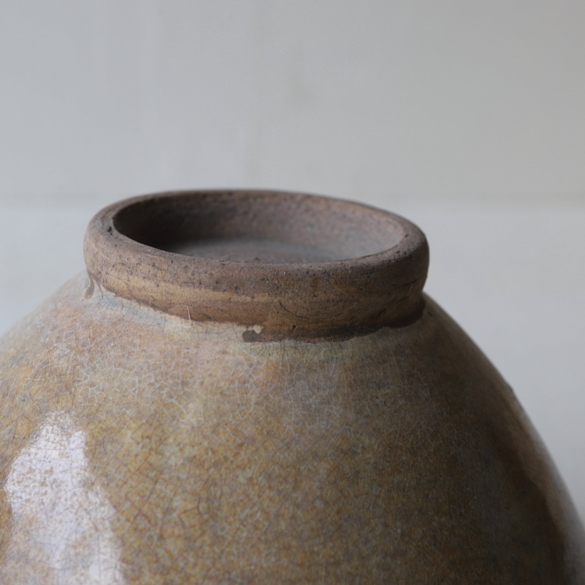 Khmer ash glaze tea bowl a 12th-16th centuries