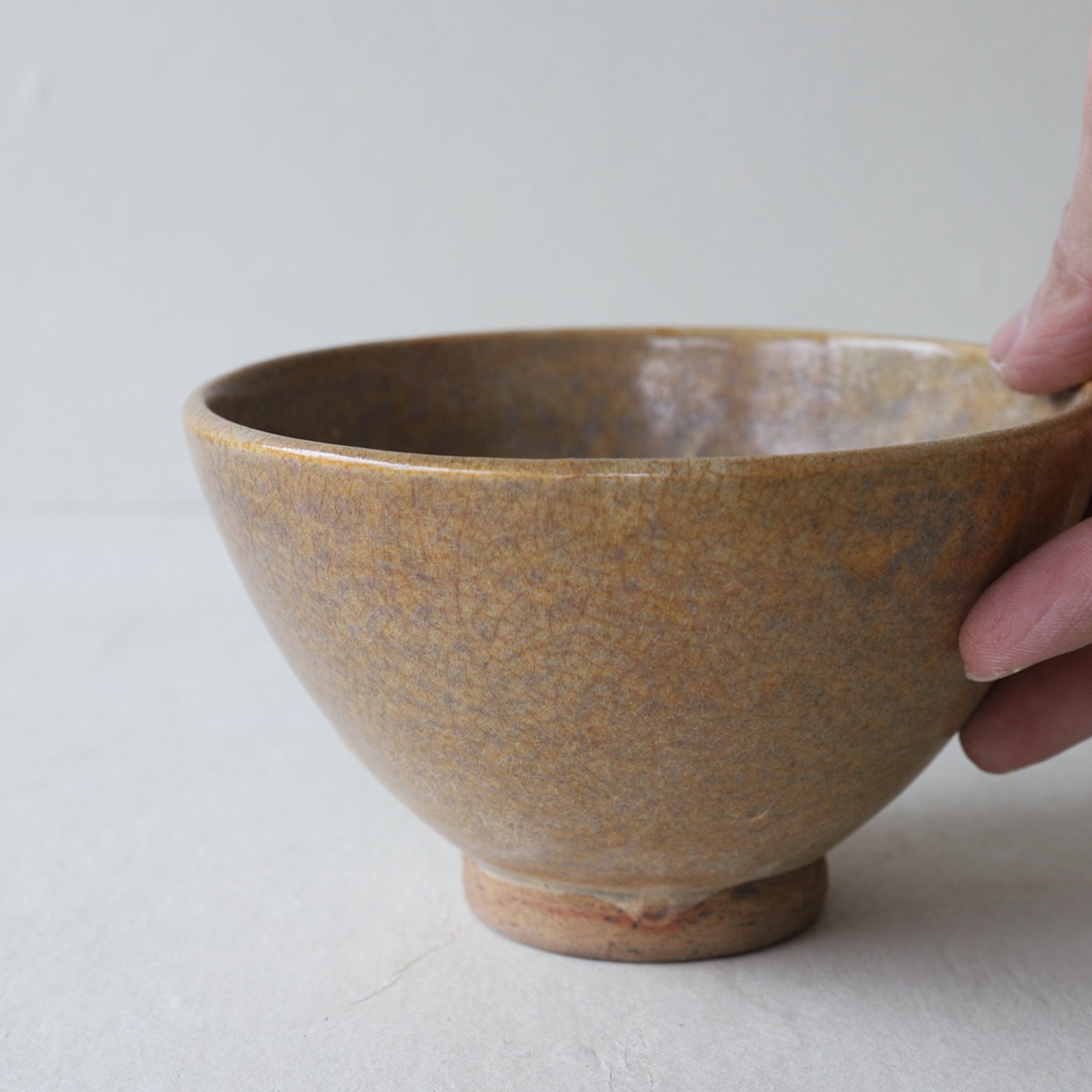 Khmer ash glaze tea bowl a 12th-16th centuries